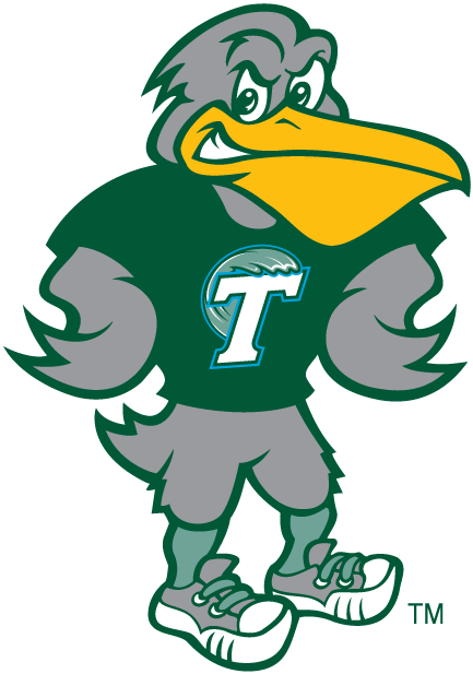 Tulane Green Wave 1998-Pres Mascot Logo diy iron on heat transfer...